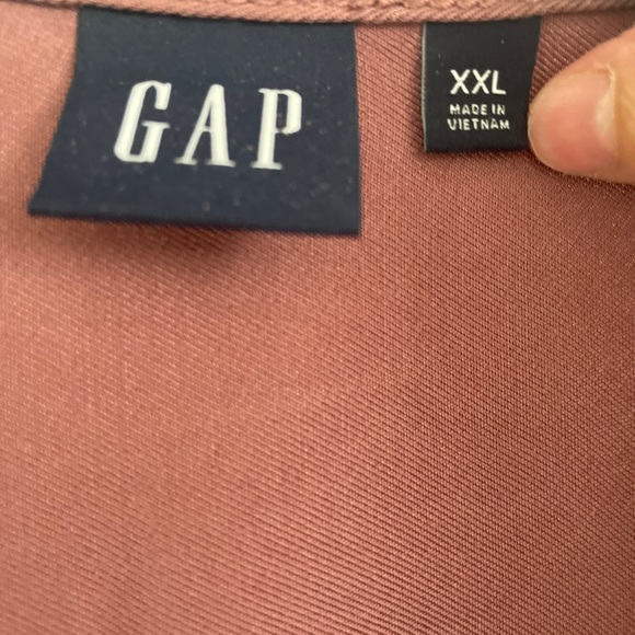 GAP XXL canvas/trench coat style collared dress - Picture 4 of 5